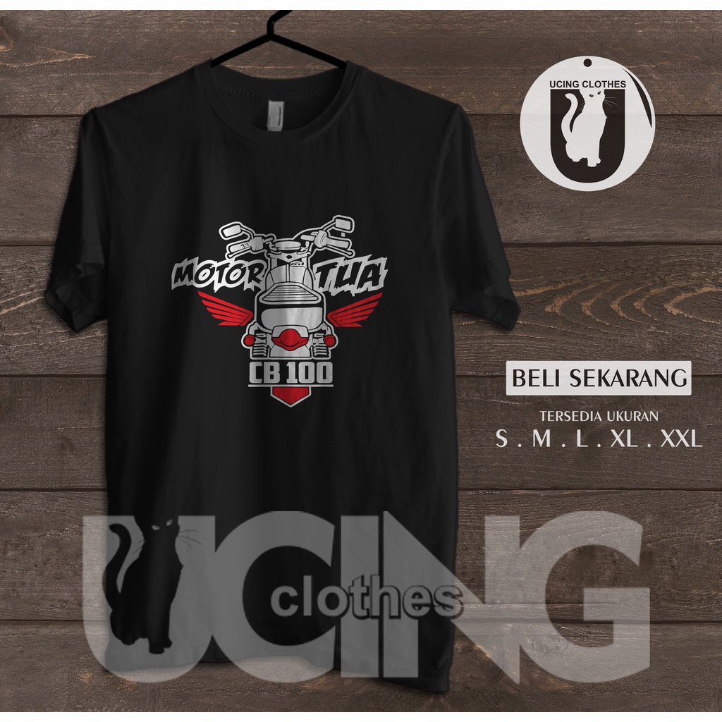 Kaos Baju Motor Tua Honda CB 100 Kaos Otomotif