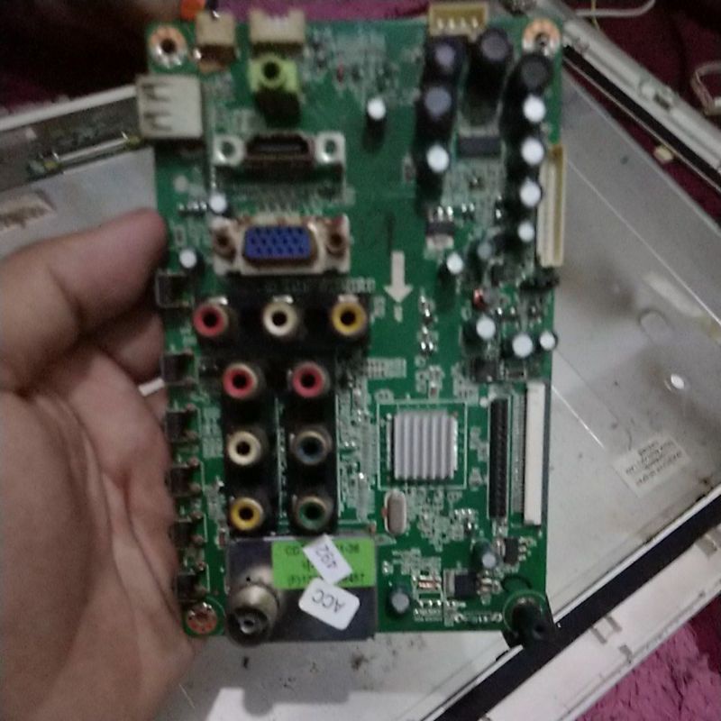 MB - mainboard - motherboard - mobo tv led polytron PLD24605W - PLD 24T605W - PLD 24 T 605 W