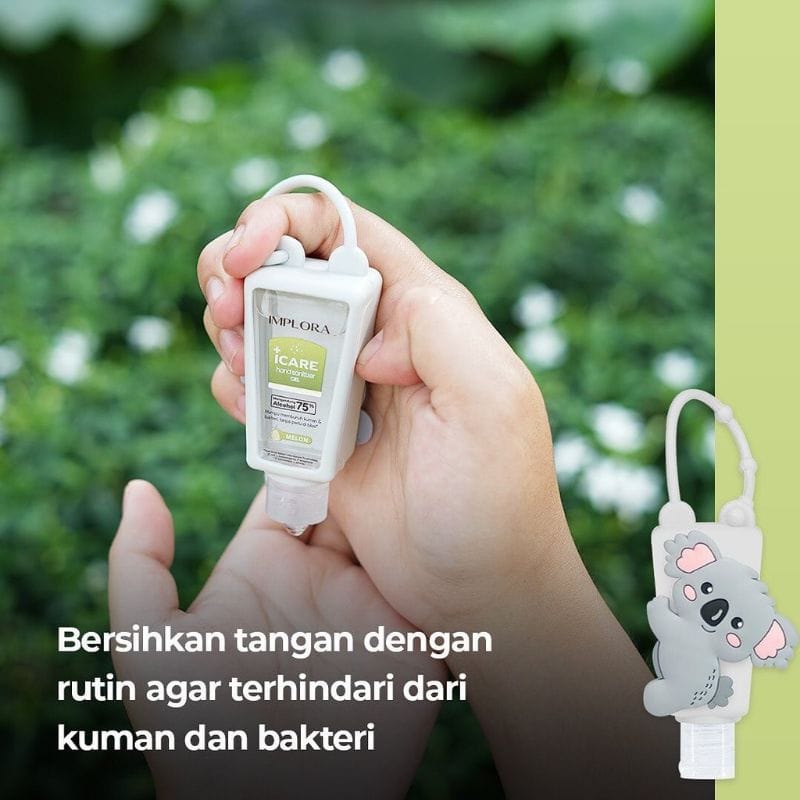 ✿ELYSABETHME✿ IMPLORA handgel karakter cute antikuman virus hand sanitizer sabun