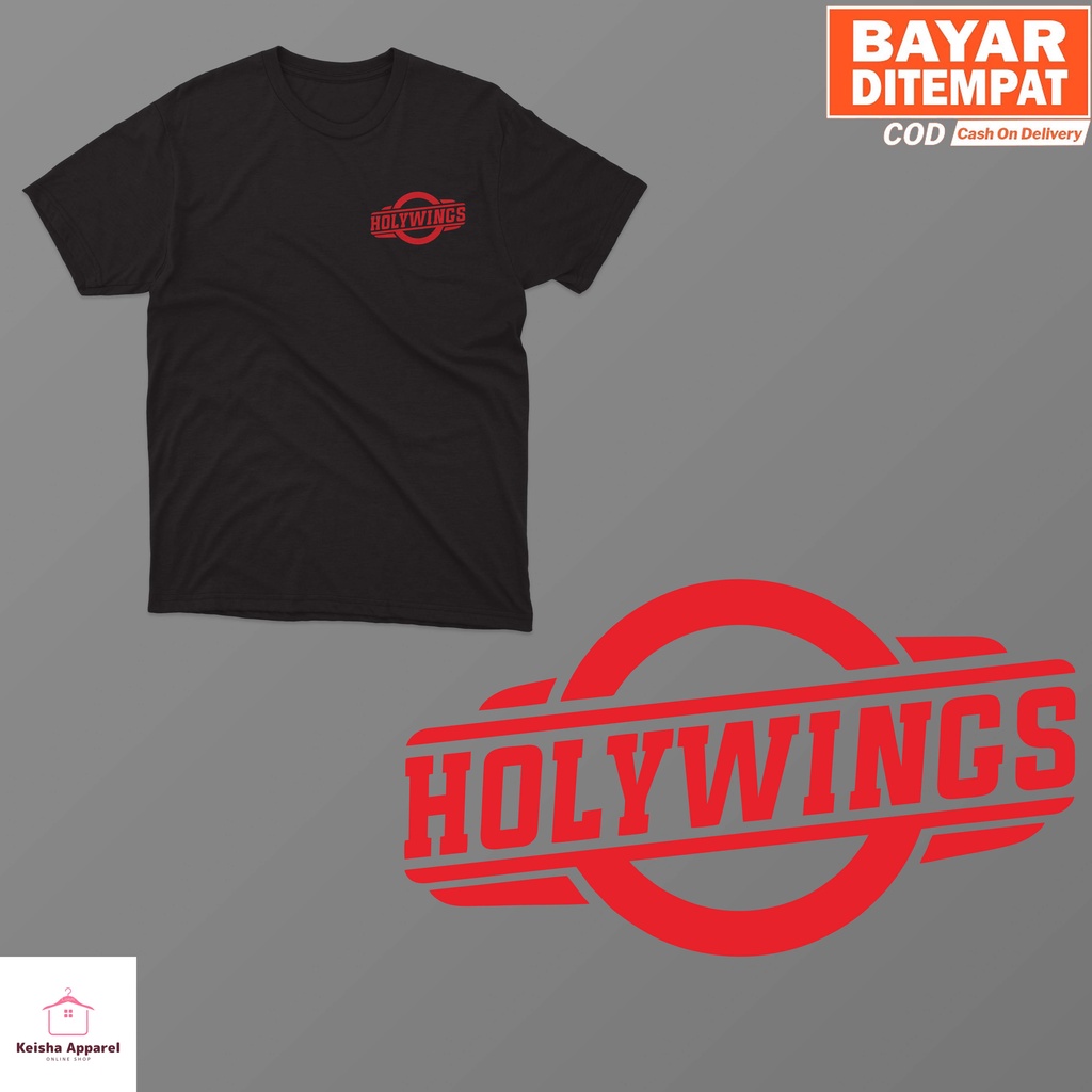 KAOS BAJU HOLYWINGS LOGO PREMIUM