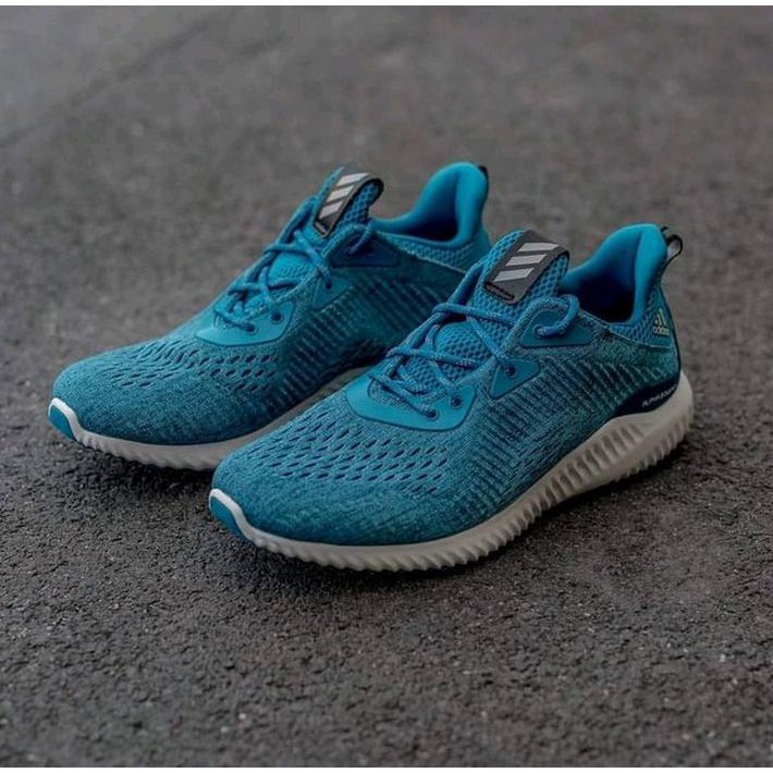 Jual Adidas Alphabounce EM Petrol Blue Original BNIB last stok Limited