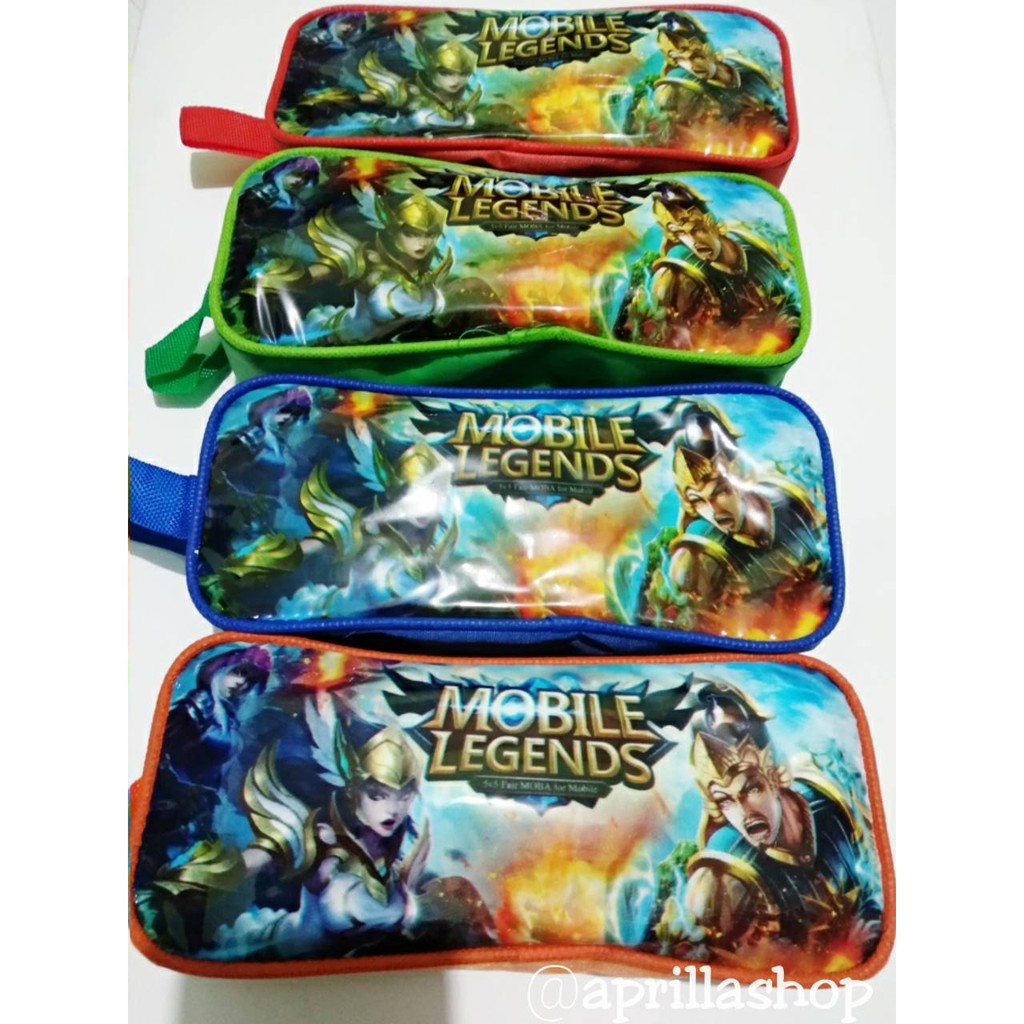 Tempat Pensil Karakter Kain Murah / kostak pensil lucu-mobile legend