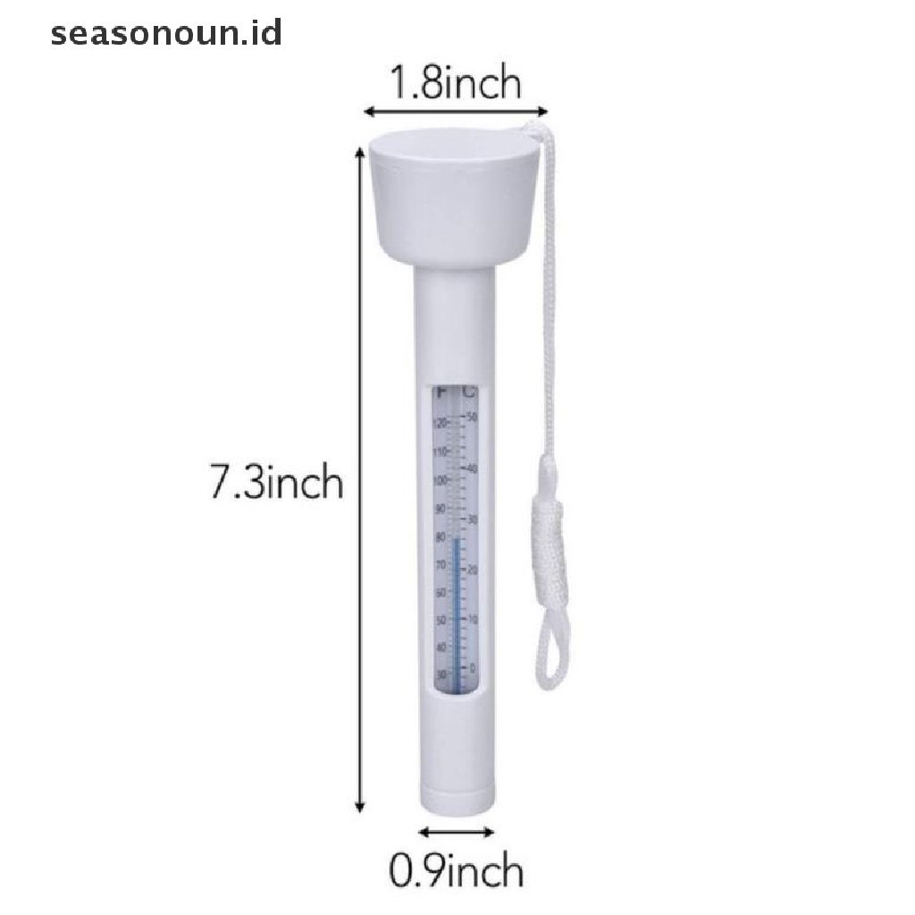 (seasonoun) Termometer Pengukur Suhu Air Kolam Renang