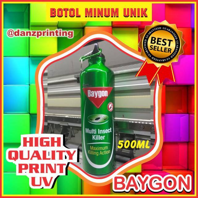 Botol tumbler minum unik baygon 500ml