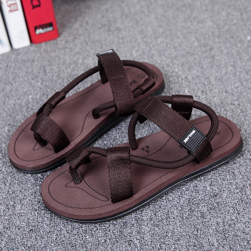 COD Sandal Gunung Keren Pria Sandal Outdoor Sports Adventure Pria Slop Tali Sandal Murah Olahraga Waterproof 026