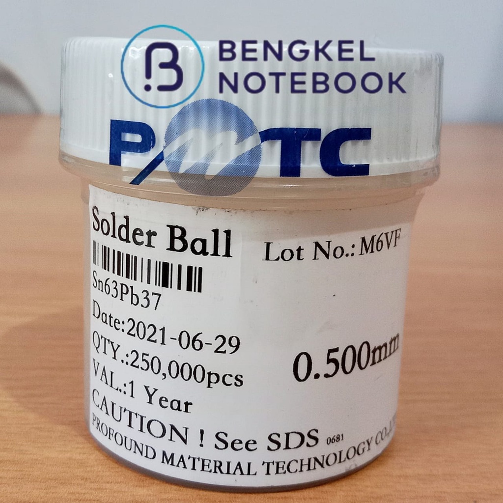 Solder Ball Balls Bola Timah Botol besar 0.50