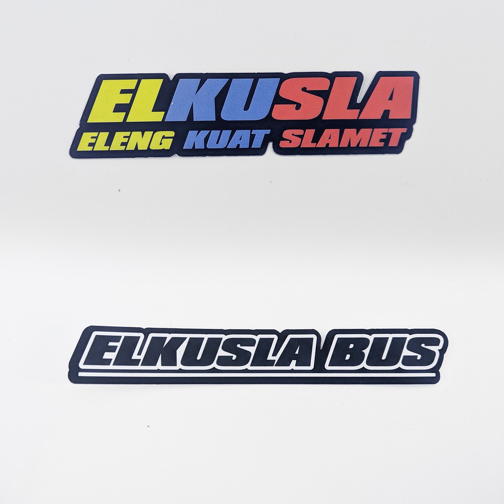  Sticker  Vinyl  Bismania Elkusla by BSJ Laminasi  DOFF  dan 