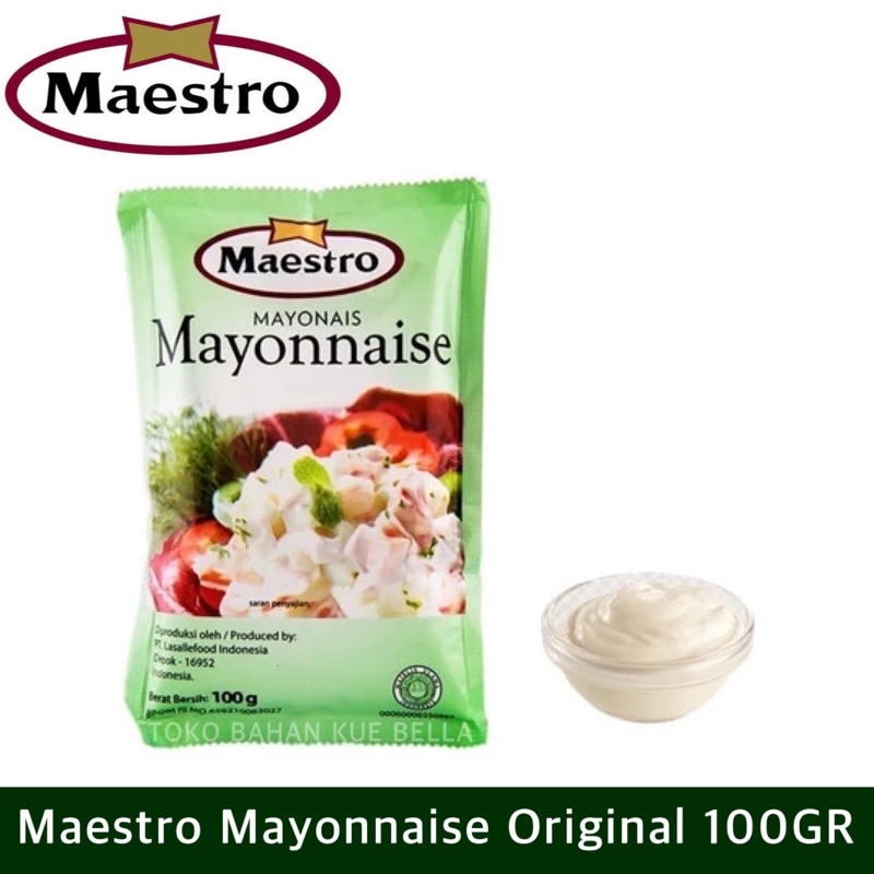 

Maestro Mayonnaise 100gr - Mayonese Original (Sachet)