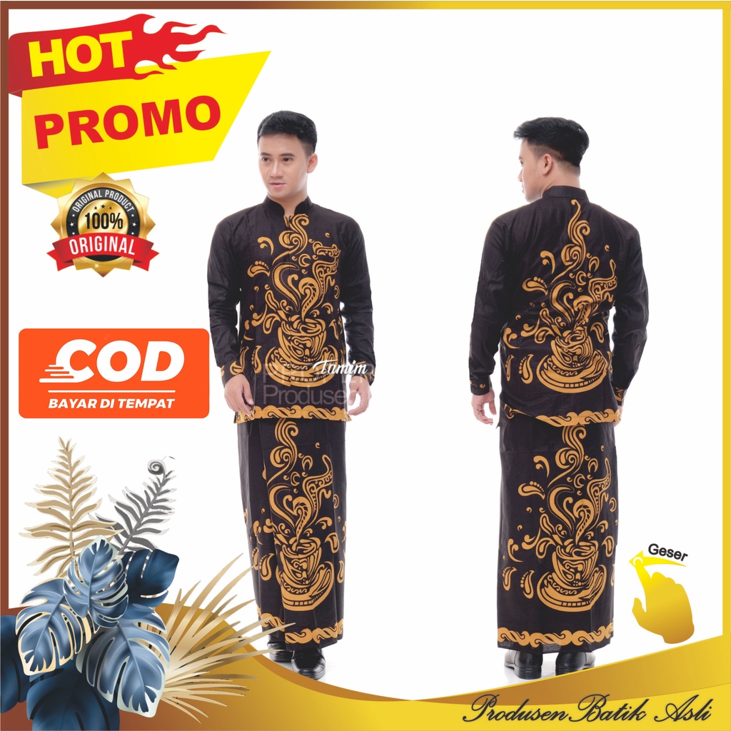 DISTRIBUTOR SETELAN KOKO SARUNG BATIK ASLI PEKALONGAN, BAJU PRIA, SETELAN PRIA, SARUNG GUNUNGAN, SET SARKO, SARUNG KORAN, SARUNG WAYANG, SARUNG GOYOR, SARUNG BATIK MURAH GROSIR