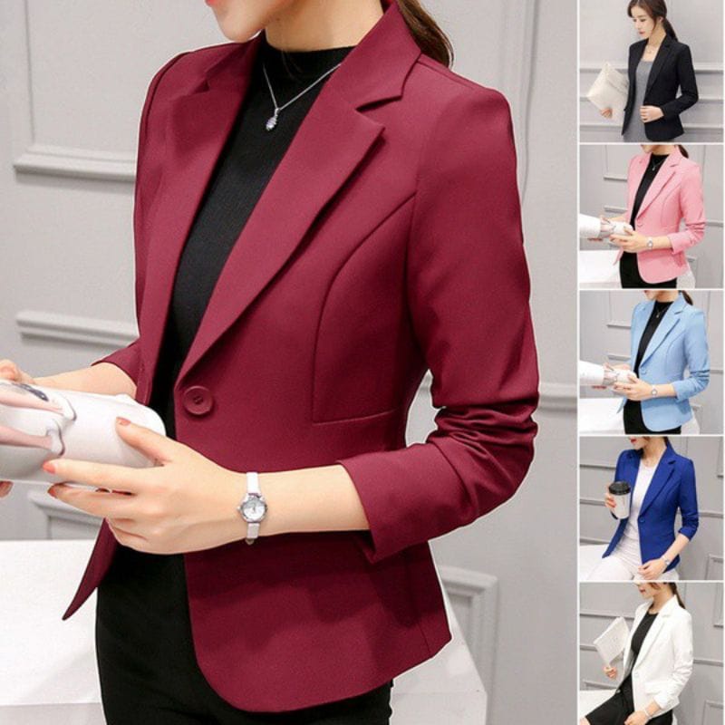 BLAZER WANITA //BLAZER FORMAL WANITA//BLAZER KOREA//BLAZER KANTOR WANITA