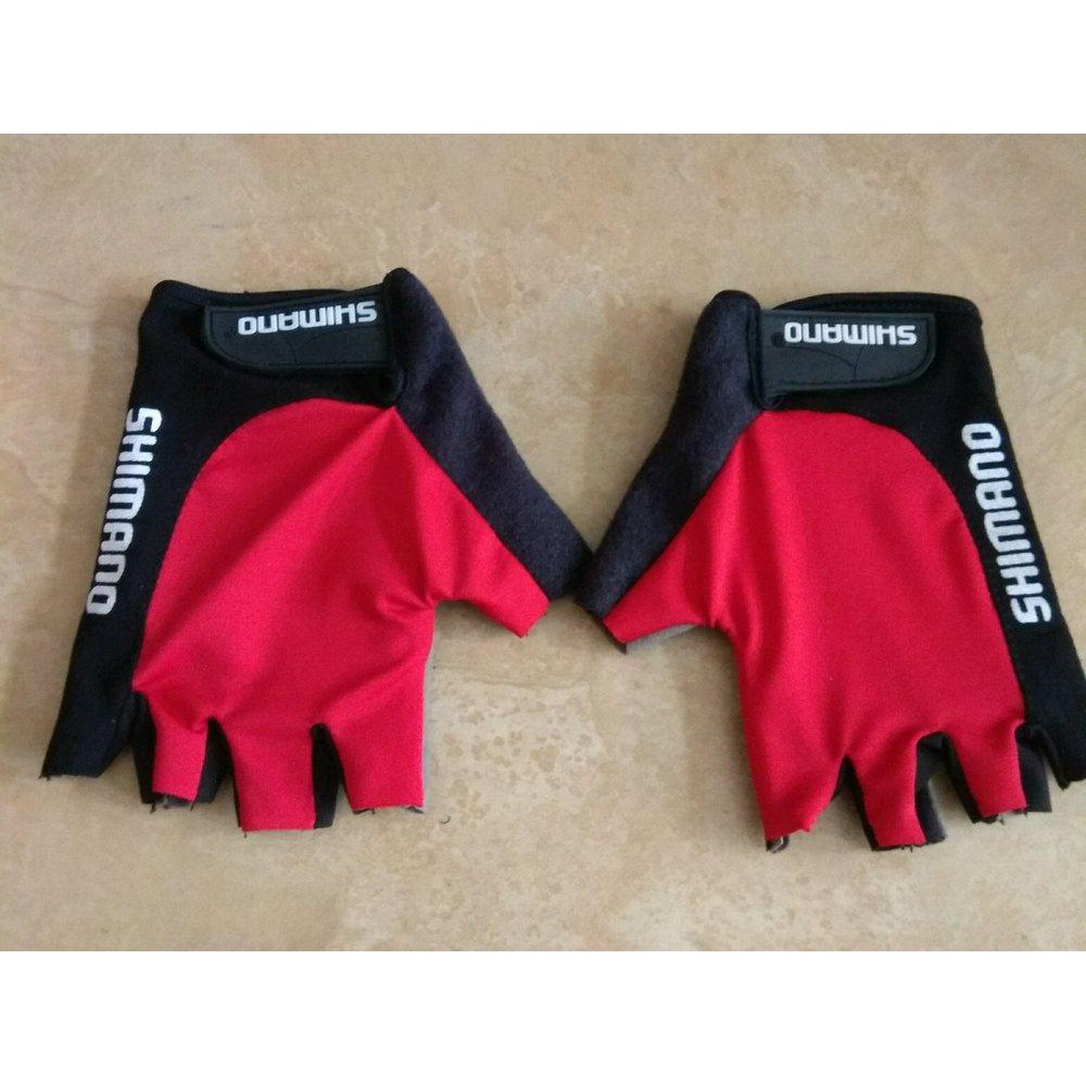 FADA -  SARUNG TANGAN SEPEDA SHIMANO   GLOVES SHIMANO MERAH