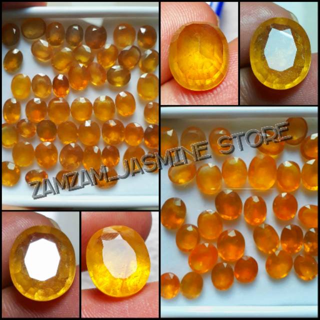PROMO NATURAL YELLOW SAPPHIRE CUTTING MADAGASCAR HQ