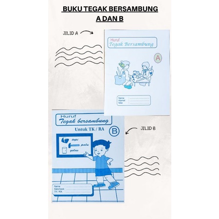 

BUKU HURUF TEGAK BERSAMBUNG UNTUK ANAK TK/RA PAKET A DAN B