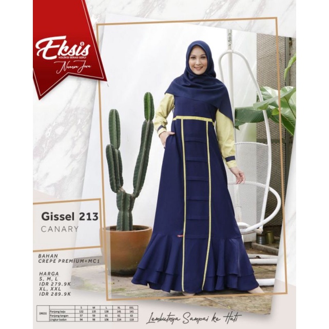 GISSEL 213 CANARY | GAMIS BY SEPLY TERBARU 2022 | GAMIS TERLARIS