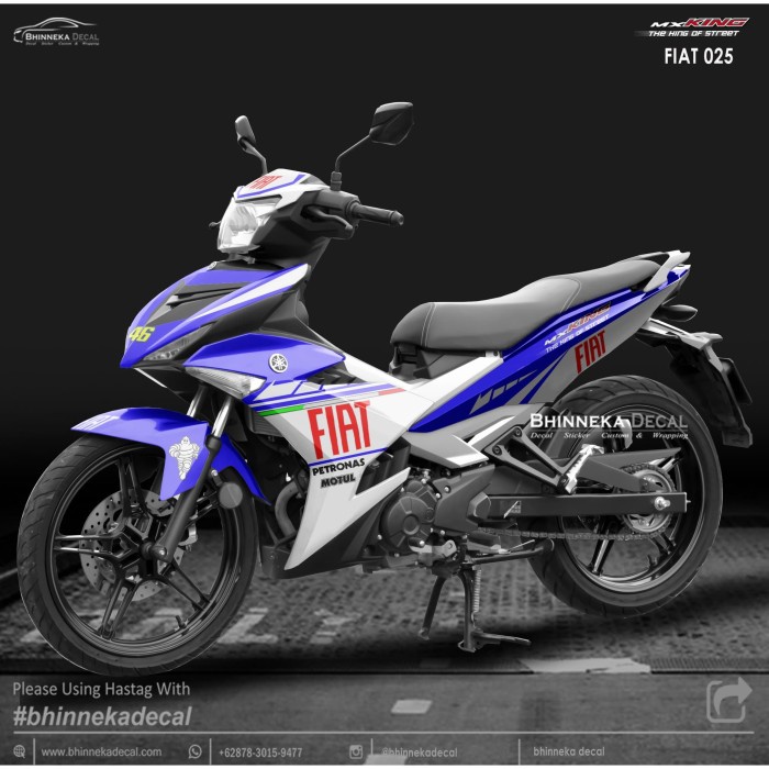 DECAL STICKER MX KING 150 FIAT 025