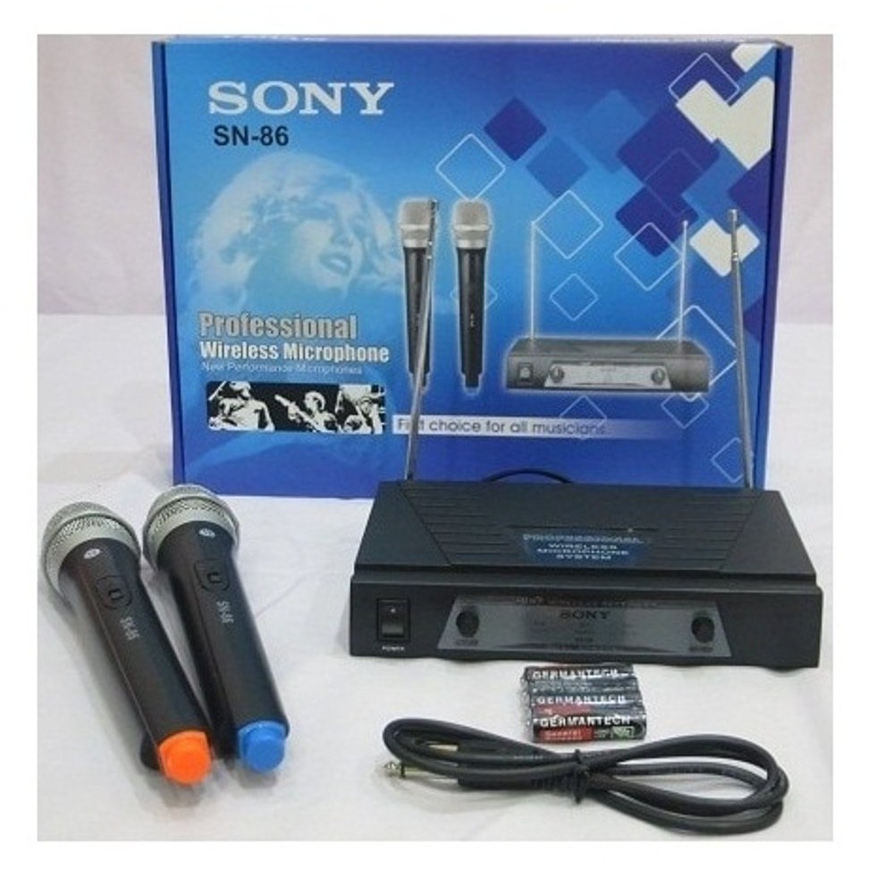 Mic Wireless SONY SN 86 Microphone Mik / Mikropon Double