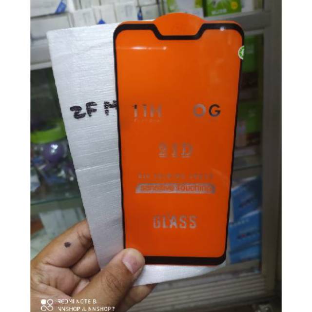 Tempered glass Zenfone Max M2 Anti Gores Asus ZB633KL Max M2 Full Layar