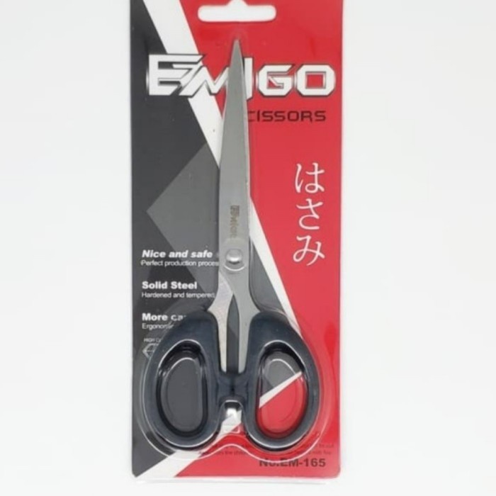 

Gunting Kertas Besar Hitam EMIGO Stainless Steel