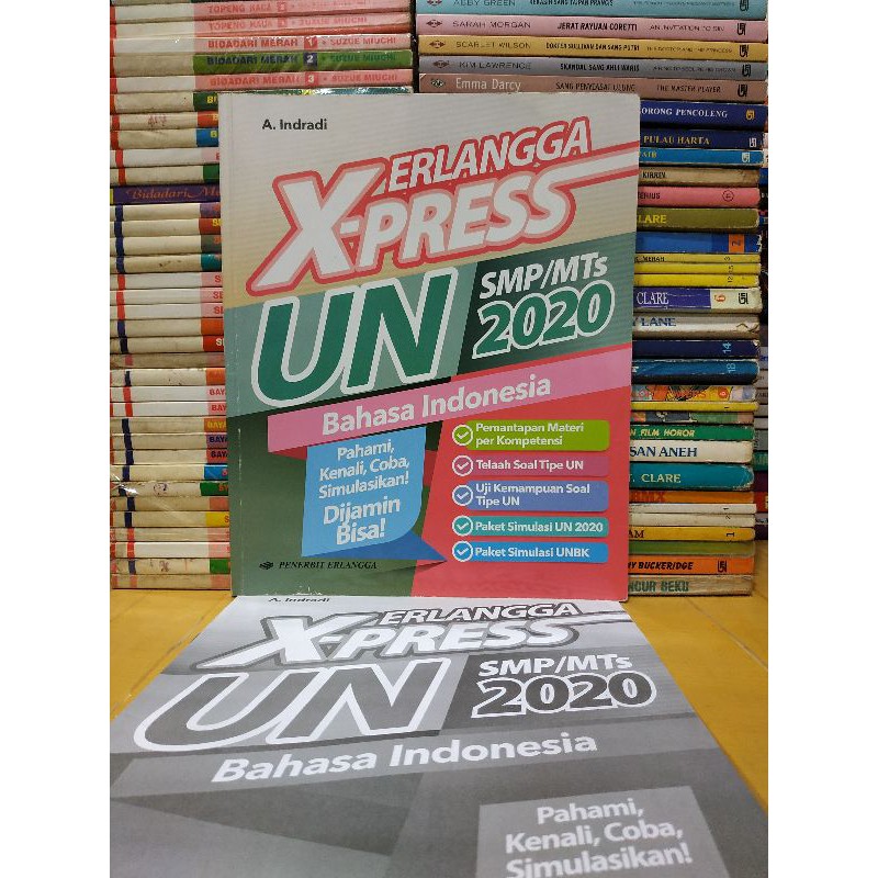 

Buku erlangga x-press bahasa indonesia UN SMP 2020 plus kunci jawaban
