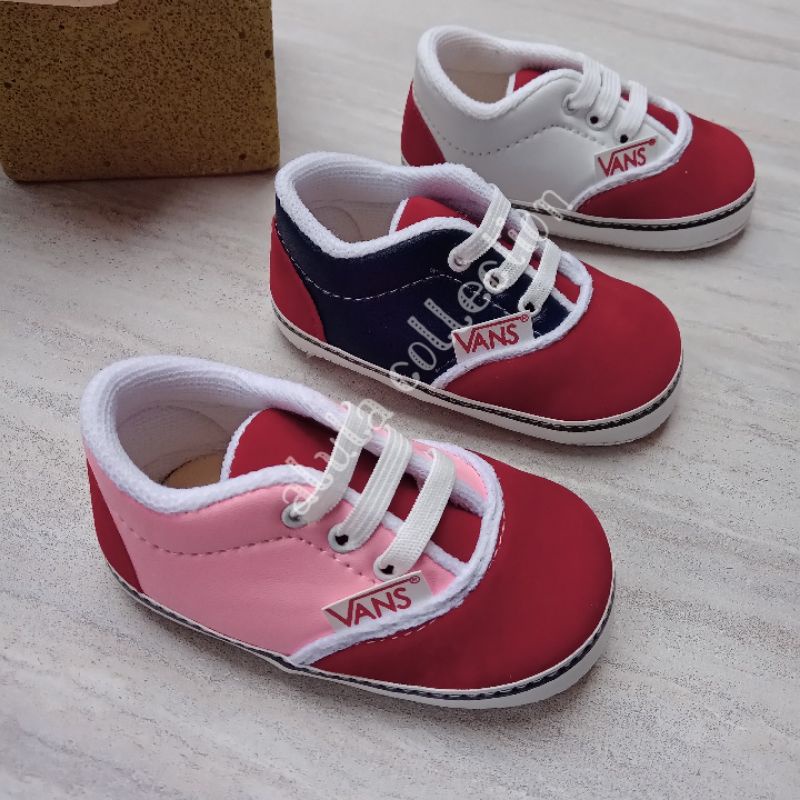 Sepatu bayi prewalker unisex slip sepatu bayi laki laki perempuan umur 0-12 bulan model Vns Classic