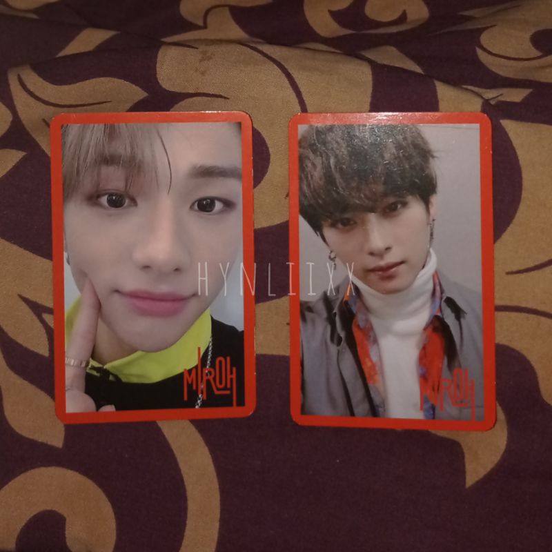 [TAKE ALL] PC Photocard Red Border Miroh Hyunjin Lee Know Straykids