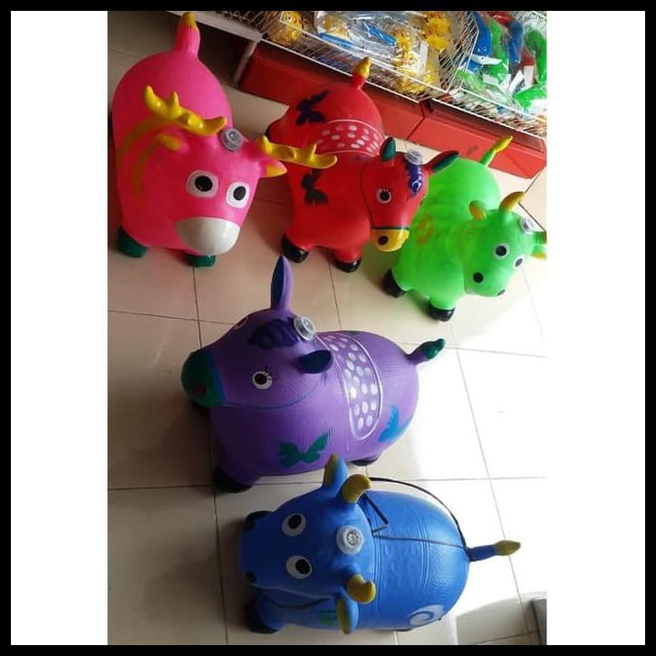 Mainan Karet Animal Jumping Music