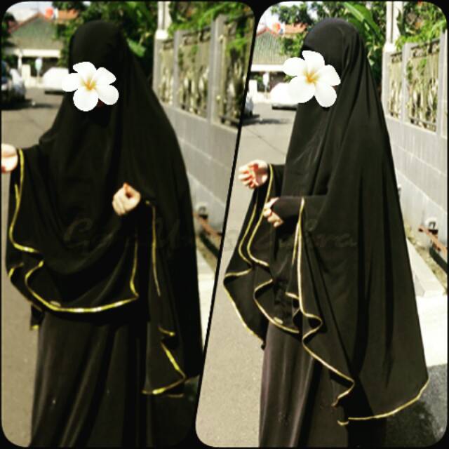 Khimar Handsplit  || Khimar Syari Belah Tangan