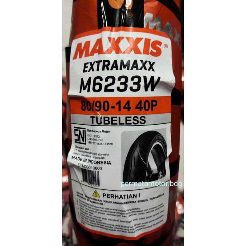 Ban Maxxis 80/90 14 Extramaxx M6233