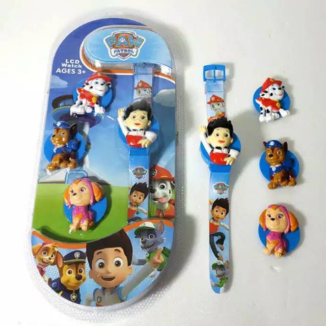 Cod Bayar Ditempat Jam Tangan Anak-Anak Fashion 4 in 1 Character