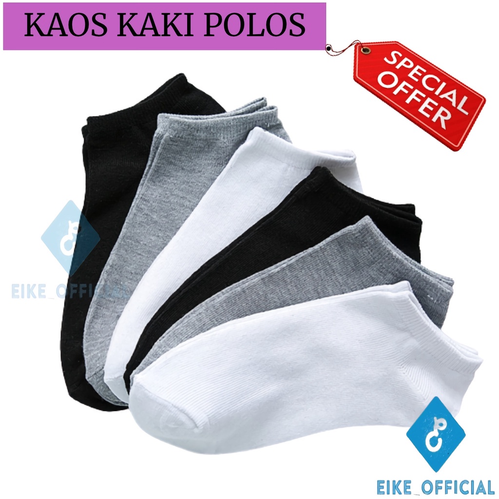 [EIKE] KAOS KAKI POLOS / KAOS KAKI SEMATA / KAOS KAKI IMPORT MURAH / KAOS KAKI UNISEX