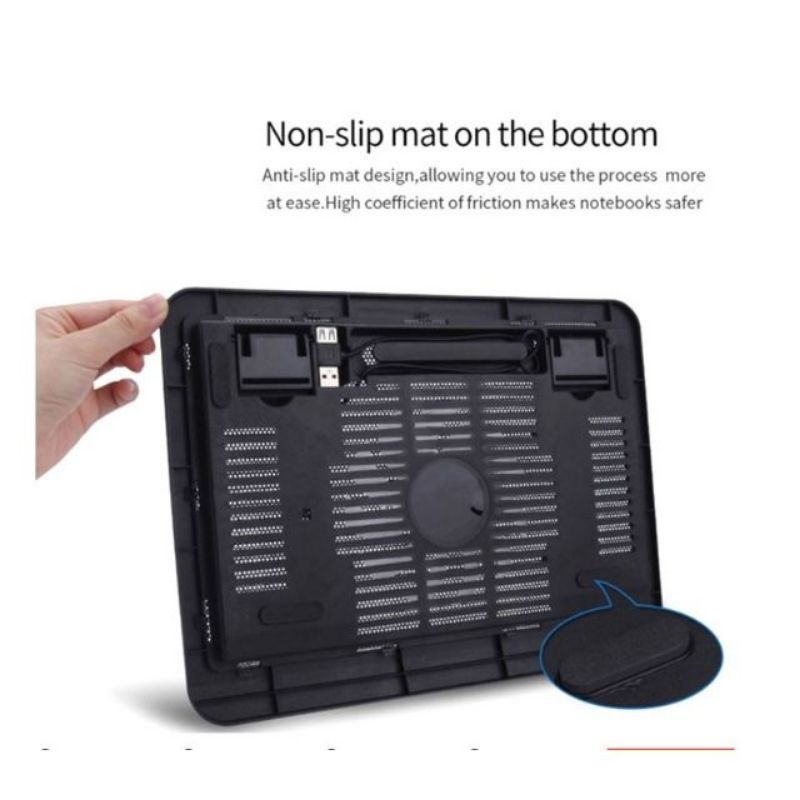 COOLING PAD 1 Fan NOTEBOOK COOLER FAN KIPAS LAPTOP