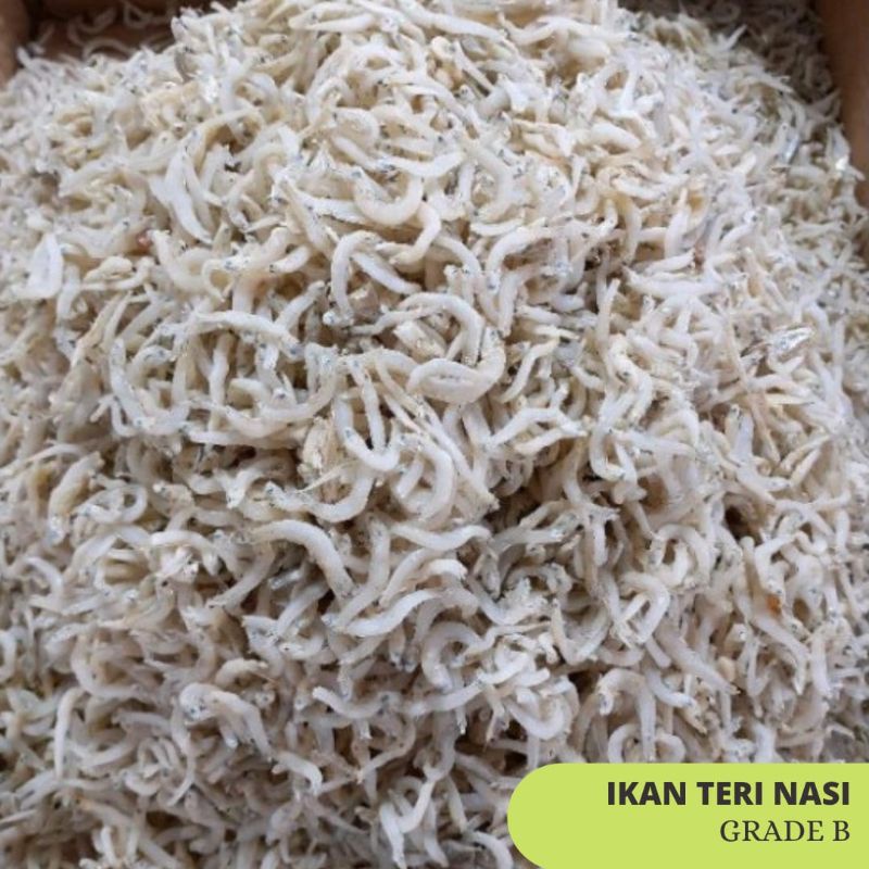 

IKAN TERI NASI MEDAN SEDANG GRADE B - 500 GR