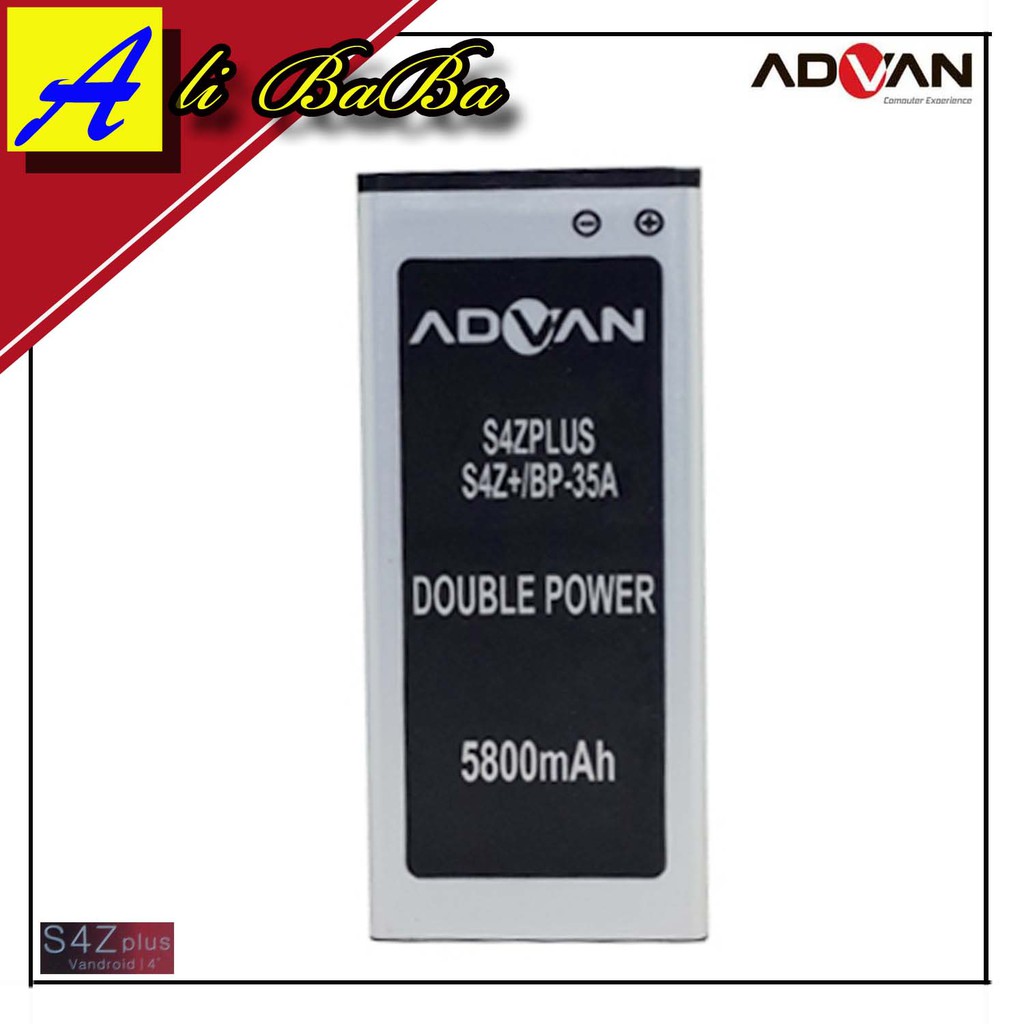 Baterai Handphone Advan S4z Plus S4i S35g Bp 35a Double Power Advan Batre Advan S4z Plus Batu Batre Shopee Indonesia