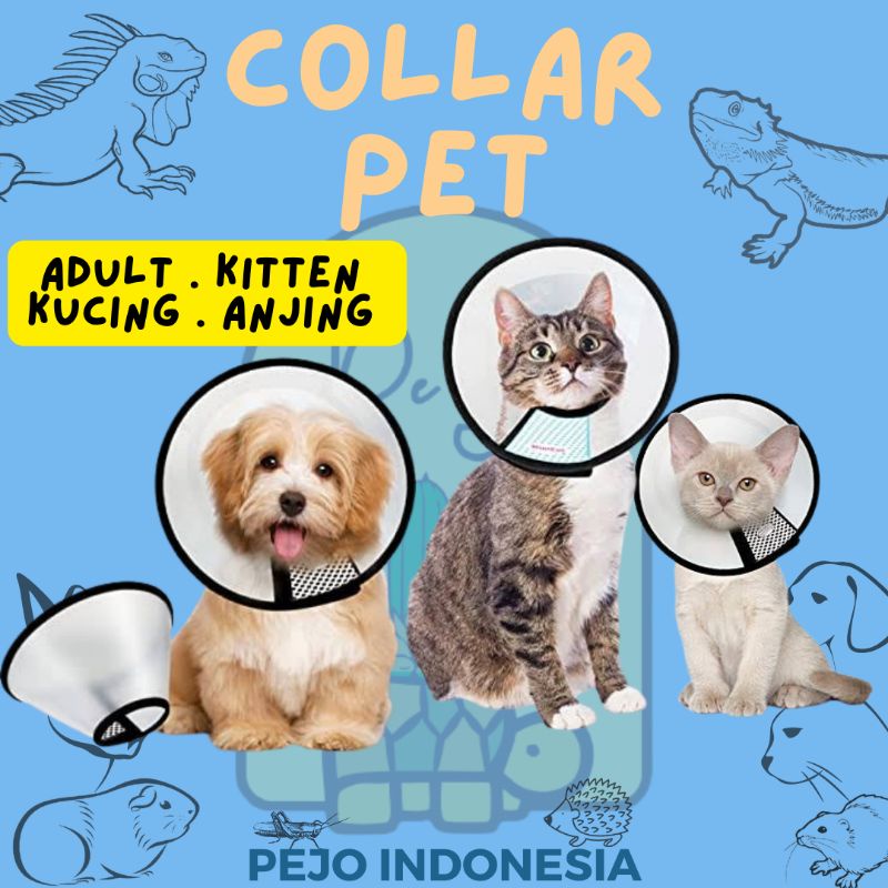 Pet Collar Pelindung Leher Anjing Kucing