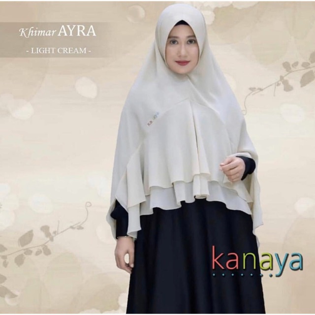 PRELOVED KHIMAR AYRA BY KANAYA TOAST BROWN