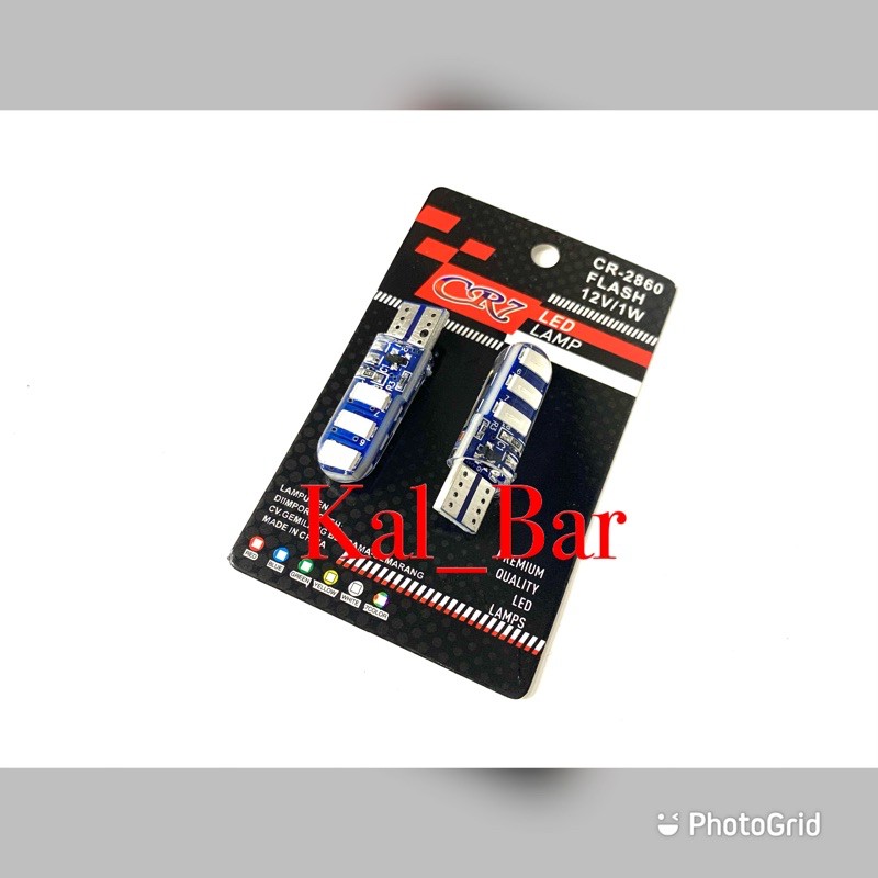 san jelly flash sen colok jelly 6LED harga sepasang atau 2pcs