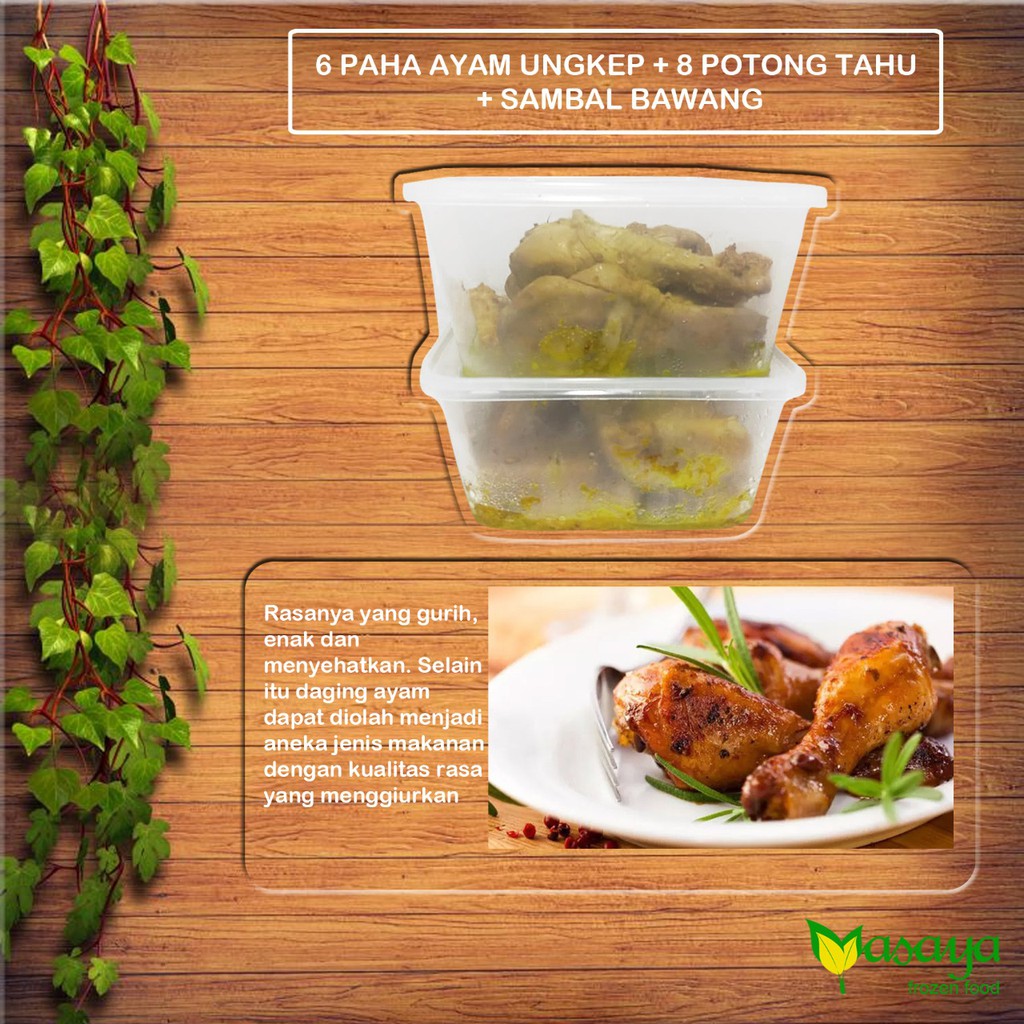 

Paket Ayam plus Tahu