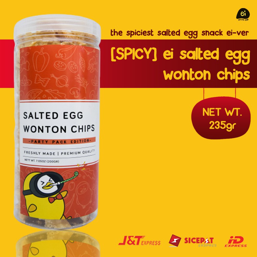 

Ei Spicy Salted Egg Wonton Chips Party Pack