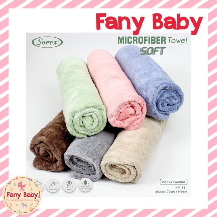 SOREX MICROFIBER TOWEL SOFT 170X40CM [ 881 ]