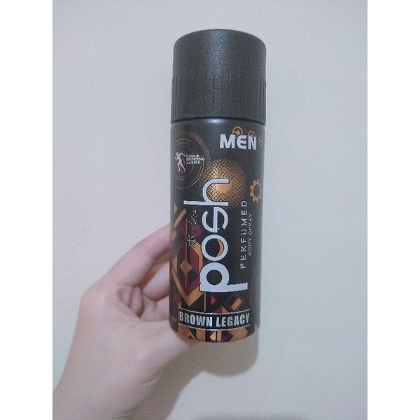 POSH MEN SPRAY DEODORANT BROWN LEGACY