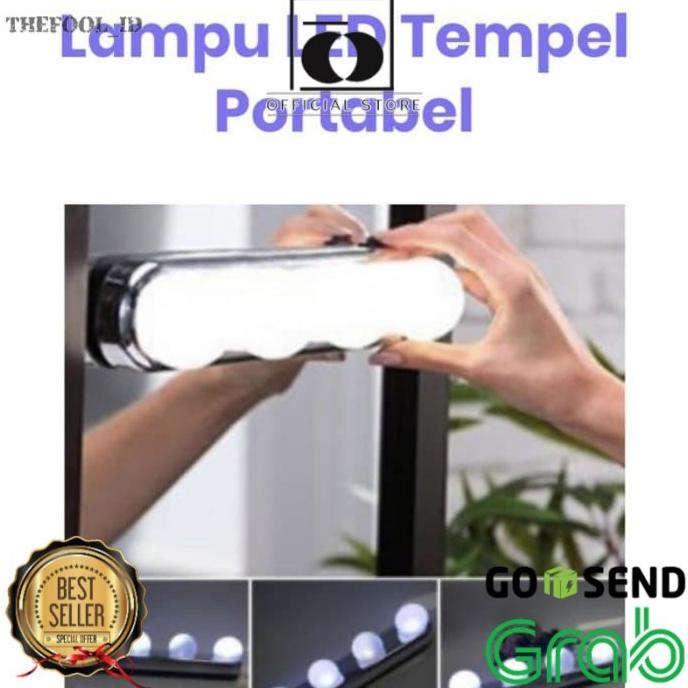 Lampu LED tempel portable