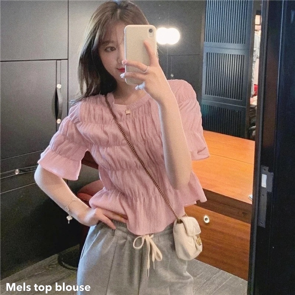 Mels top blouse -Thejanclothes