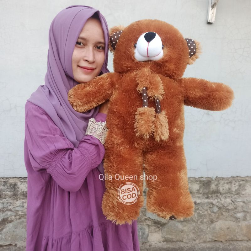 boneka BEAR syal TANGGUNG 50CM