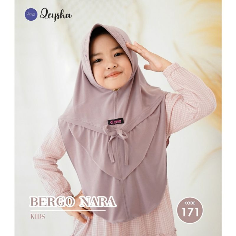 QEYSA HIJAB ORIGINAL / JILBAB QEYSA ANAK ORI / QEYSA HIJAB ORIGINAL KODE 171 / QEYSA BERGO NARA KIDS