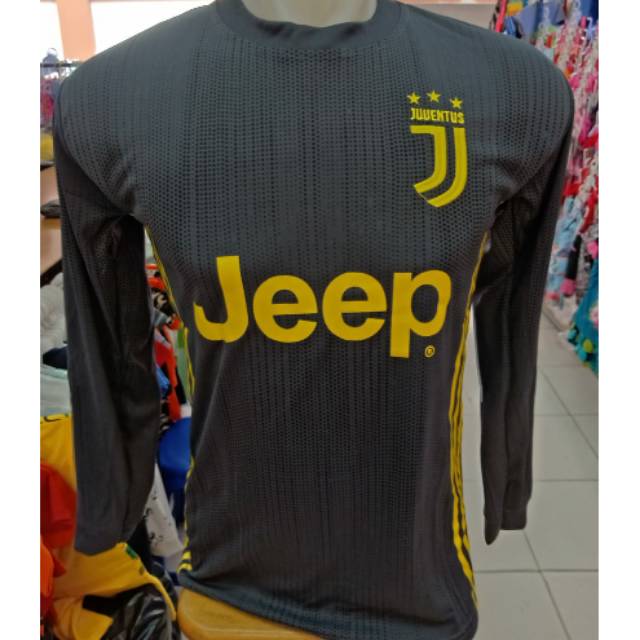 Atasan jersey lengan panjang juventus  uk anak tanggung