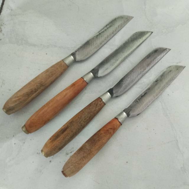 Pisau Dapur set 4pcs /pisau dapur kecil baja / pisau bawang / pisau tajam / pisau sayur