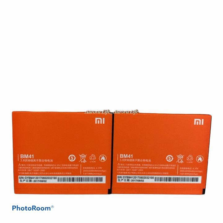 Baterai Xiaomi BM41 Xiaomi Redmi 1S Original 100% Battery Batre