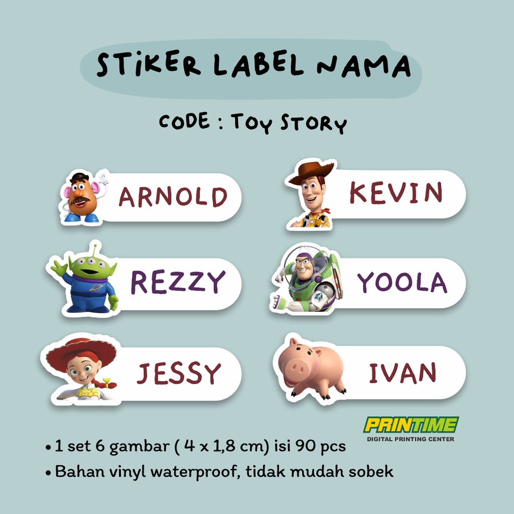 

STIKER LABEL NAMA CUSTOME | LABEL BUKU MURAH | PRINTIME