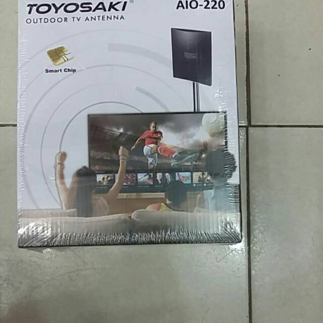 Antena TV Digital Indoor Outdoor Toyosaki AIO-220AW