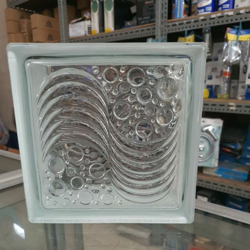 Glasbox kaca Mulia motif Ocean View